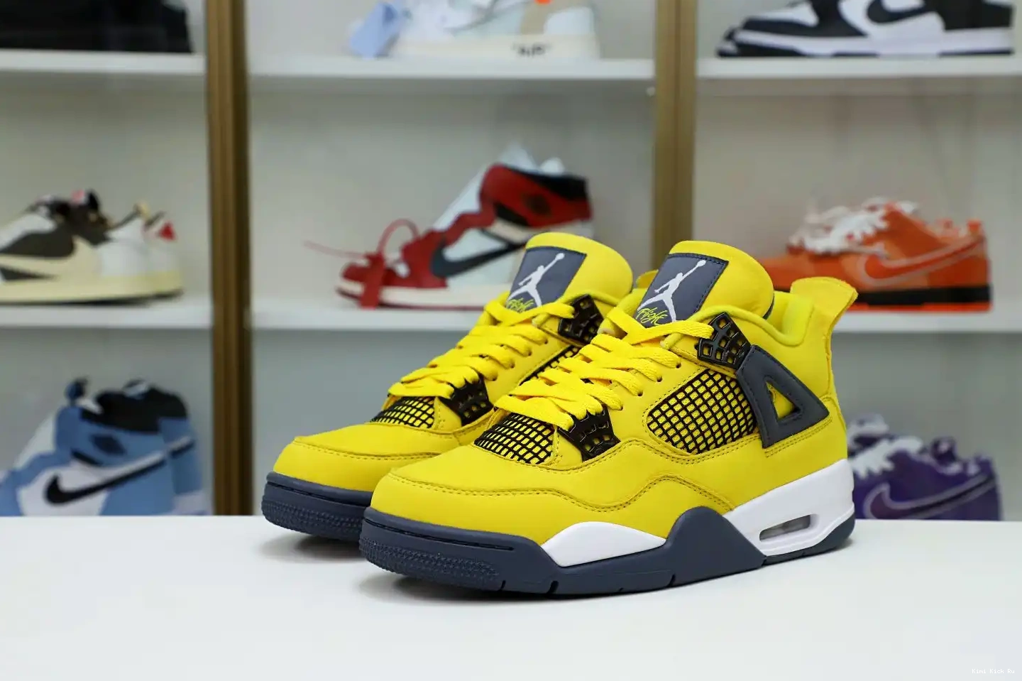 2021 JORDAN RETRO 4 JORDAN 'LIGHTNING' Kimikick AIR AIR 0514
